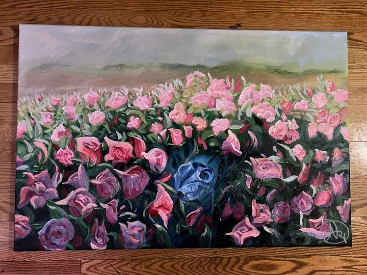 "Single" Acrylic painting