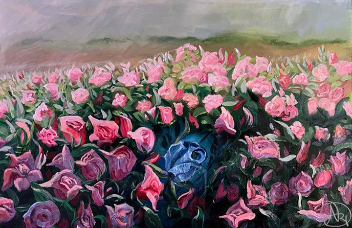 "Single" Acrylic painting