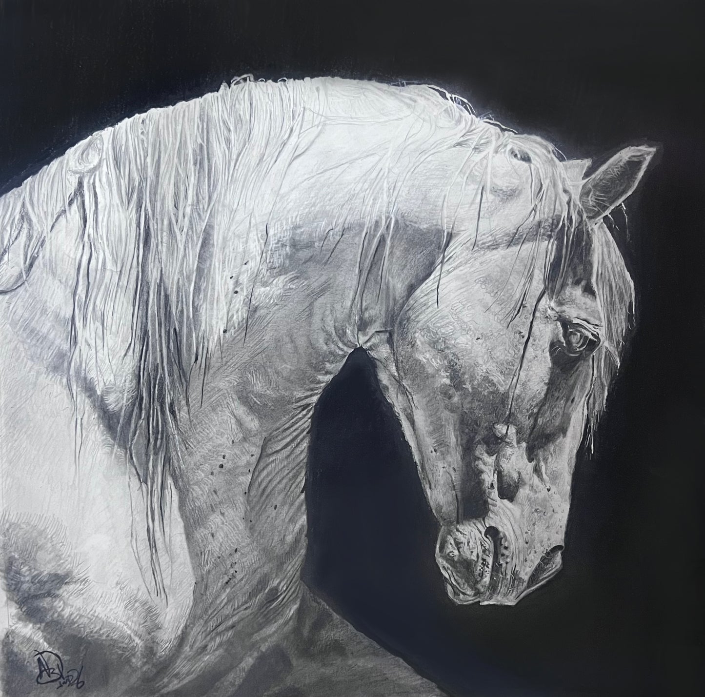 "White Marvel" art piece